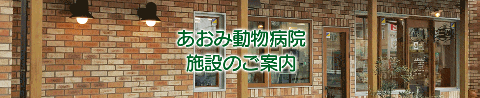 あおみ動物病院施設のご案内