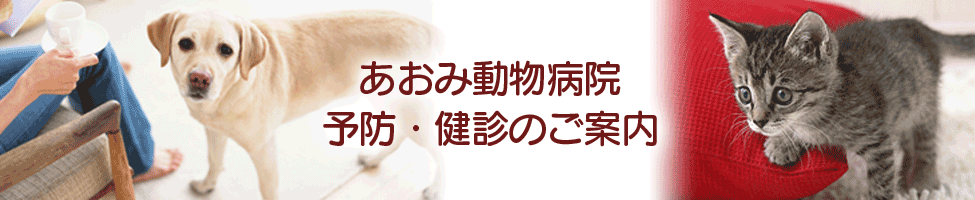 あおみ動物病院予防ご案内